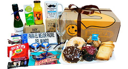 Caja de felicidades papa