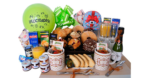 Lote Desayuno Felicidades a domicilio